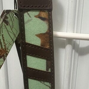 Browning Light Green and Brown Men's Belt - size 34